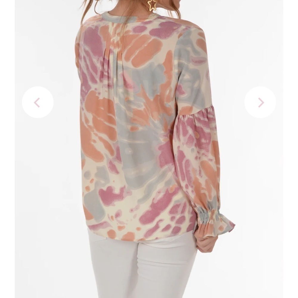 Entro Never Felt So Loved Top In Peach Splatter - Picture 3 of 8